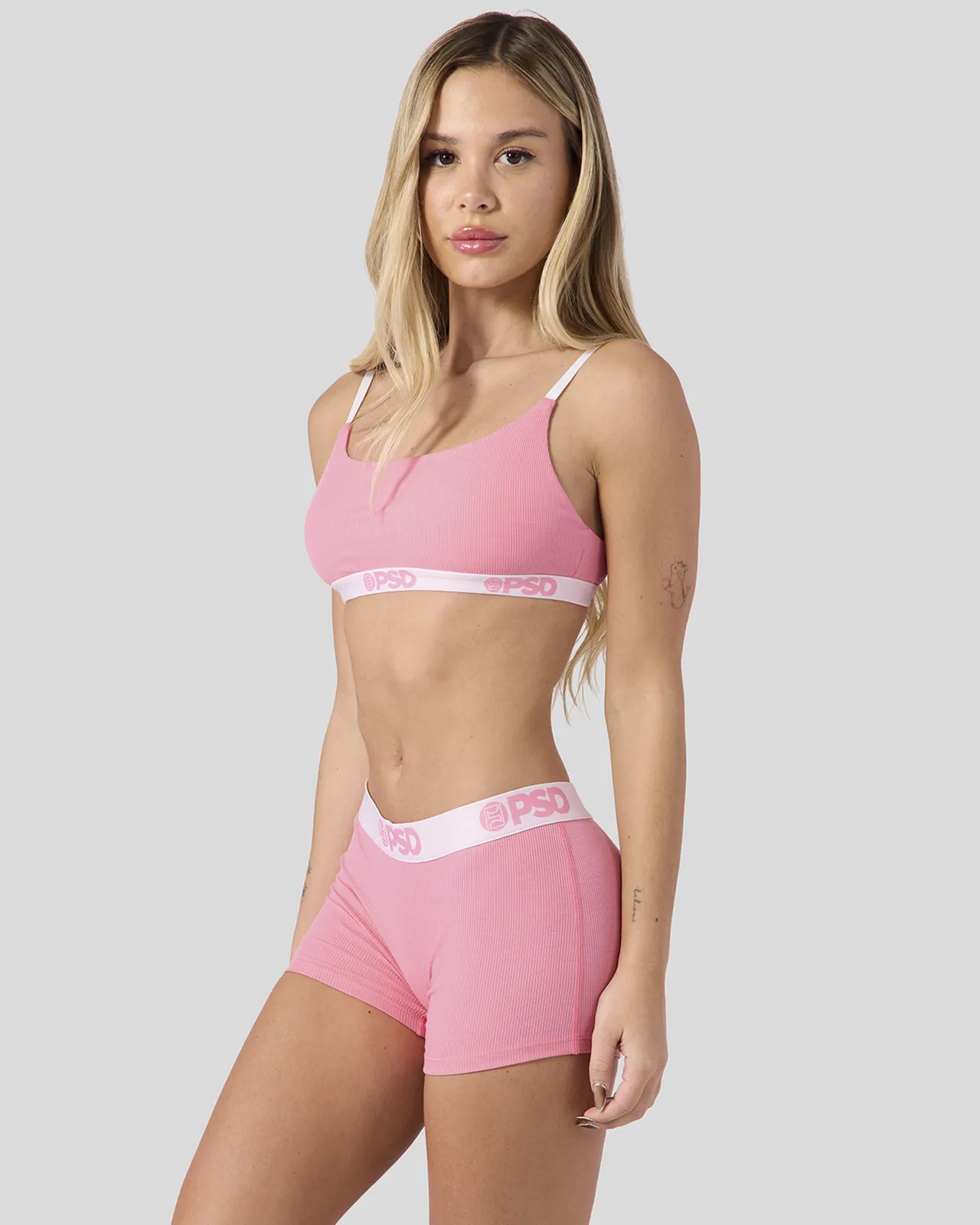 Ribbed - Baby Pink - Image 3
